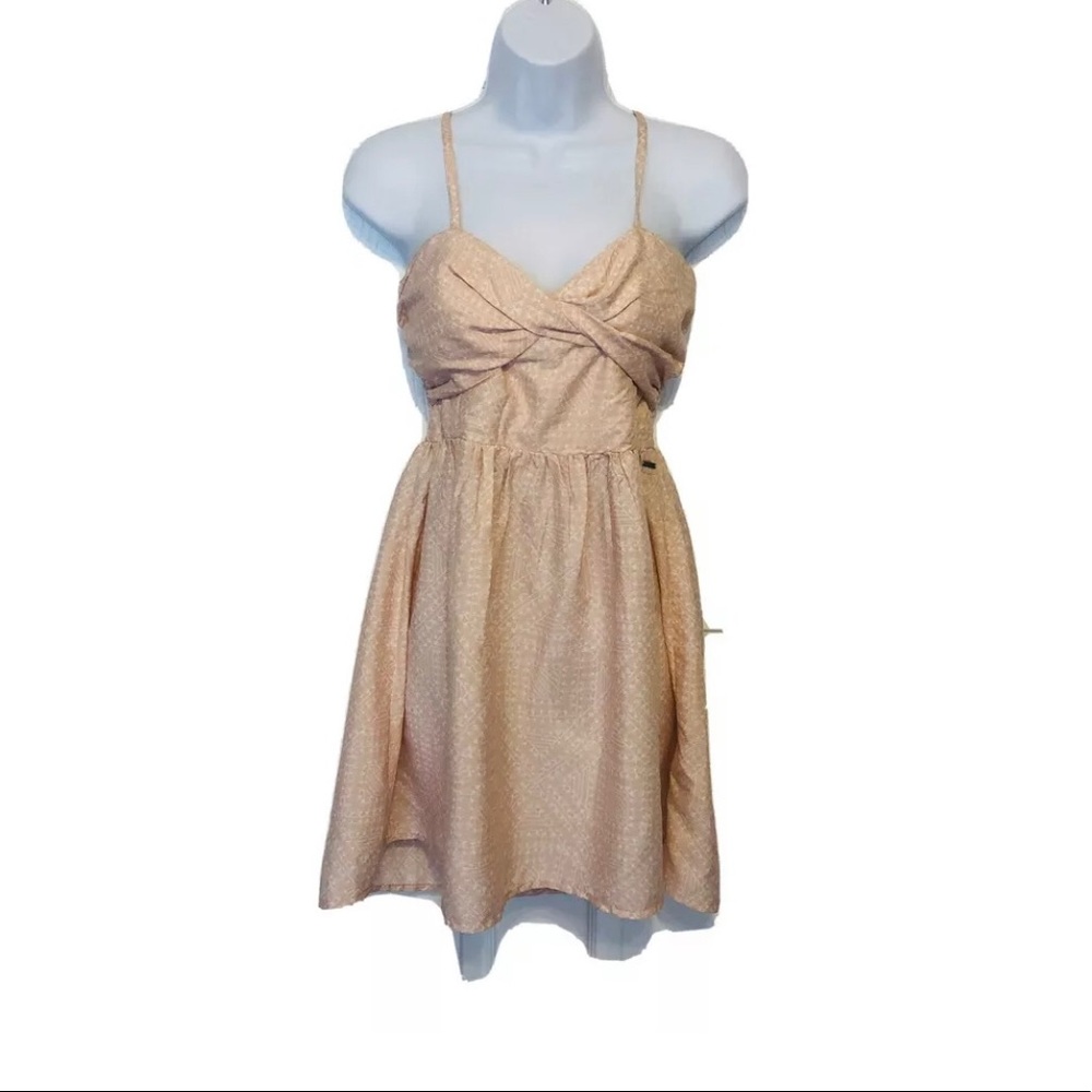 Roxy Pink & White Summer Sundress M